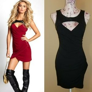 GUESS SLEEVELESS BLACK MINI DRESS
